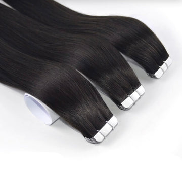 Straight tape in extensions